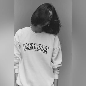 Small Anthropologie BRIDE Crewneck